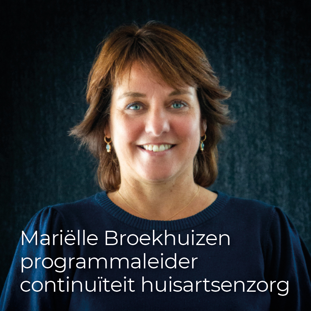 Mariëlle Broekhuizen, programmaleider continuïteit huisartsenzorg